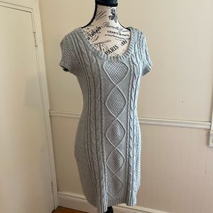 Pink Rose grey knit dress